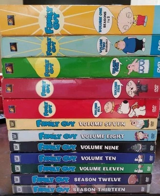 Family Guy DVD Lot Volumes 1-13 Plus Seasons Plus 4 Bonus DVDs - Image 1 of 4