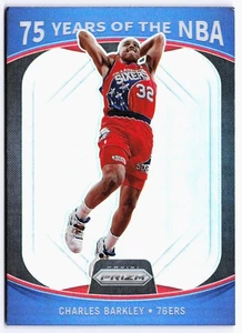 Charles Barkley Panini 75 Years of the NBA Silver Prizm No.11 NM - Picture 1 of 2