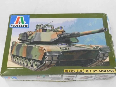 1/35 Italeri US Army M1A2 Abrams Main Battle Tank Plastic Model Kit Complete - Image 1 of 2