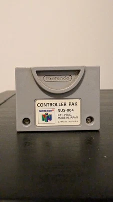 MEMORY CARD CONTROLLER PAK N64 - ORIGINALE NINTENDO 64 - NUS-004 - TESTATO - Immagine 1 di 3