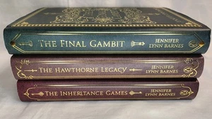 Inheritance Games Books 3 Books by Jennifer Lynn Barnes FAIRYLOOT Mortal Signed - Picture 1 of 18