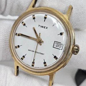 Working Vintage Mens Timex Marlin Mechanical Watch 23560-02574 Date Rare - Picture 1 of 7