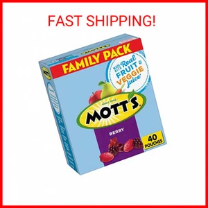 Mott's Fruit Flavored Snacks, Berry, Family Pack, Gluten Free, 40 ct - Picture 1 of 2