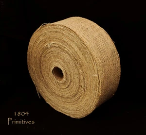 5 Yards Sackleinen Band 4" breit für Handwerk - rohe Kanten - auf Bestellung zugeschnitten ** - Bild 1 von 2