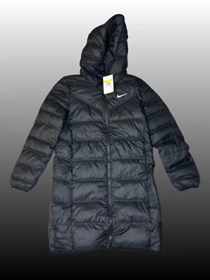 Parka Nike Reversible Windrunner Plumón Relleno Negra CW7270-010 Para Mujer Talla Mediana Foto 1 de 4