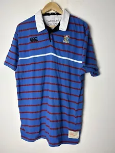Canterbury of New Zealand Shirt Mens XL Rugby Shirt Polo Striped - Picture 1 of 14