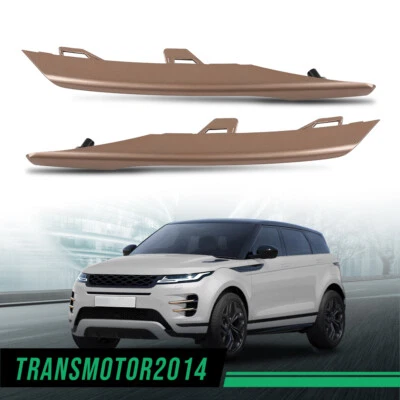 Pair Fit For 20-22 Land Rover Range Rover Evoque Lower Fog Light Lamp Strip Trim - Image 1 of 4