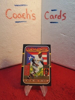 Donruss Roberto Clemente 1987 #612 Pittsburgh Pirates Salón de la fama Foto 1 de 3