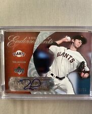 2007 UD EXQUISITE ROOKIE ENDORSEMENTS TIM LINCECUM RC AUTO  /50 🔥🔥🔥🔥