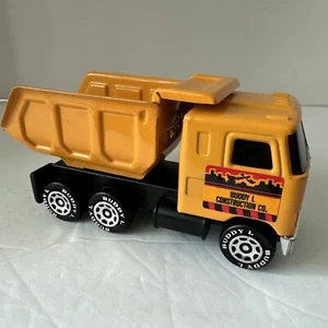1980 Buddy L Construction Co Made in Japan Pressed Steel Mack Dump Truck - Picture 1 of 14