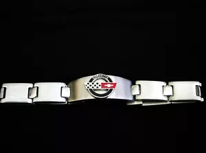 Corvette C4 Stainless Steel Unisex Bracelet - Picture 1 of 1