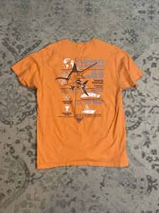Columbia PFG Peach Orange T -SHIRT fishing outdoors Marlin Hiking Men Sz Large - Picture 1 of 4