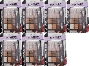 L.A.COLORS 12 COLOR EYESHADOW TRADITIONAL NUDE CBEP421 RICH INTENSE COLORS 7 UND - Picture 1 of 1