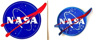 NASA Insignia Patch + NASA Insignia Sticker. Kennedy Space Center (2 Pack) - Picture 1 of 1