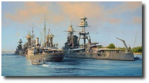 The Calm Before The Storm de Robert Taylor - USS Arizona - Pearl Harbor - 5 Sigs - Imagen 1 de 2