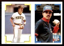 1986 O-Pee-Chee Stickers Ozzie Guillen/Jim Morrison Pittsburgh Pirates #294-133