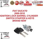 FOR FIAT DUCATO 2006-2018 IGNITION LOCK BARREL CYLINDER SWITCH STARTER WITH KEYS