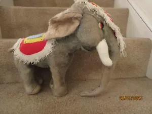 Antique, Vintage, Merrythought, mohair, threadbare Elephant soft toy - Picture 1 of 7