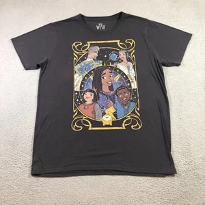 disney WISH T shirt mens XL black graphic print cartoons - Picture 1 of 14