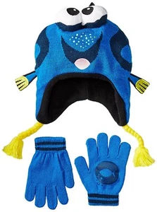 Disney Finding Dory Kids Peruvian Hat and Glove Set - Picture 1 of 1