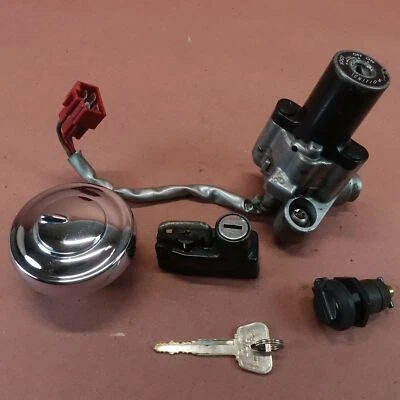 1998-2015 YAMAHA V STAR 650 XVS650 Ignition Lock Key Set Gas Cap - Image 1 of 4