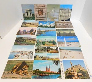 40 Vintage 1950's-1990's Souvenir Postcard Foreign Countries Most Posted - Picture 1 of 4