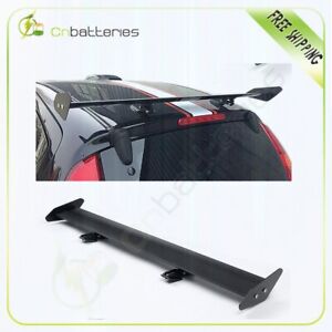 Black Color Adjustable GT Double Deck F1 Style Trunk Spoiler Wing