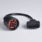 1 pcs Heavy truck diagnostic cable 9 pin J1939 truck detection cable OBD cabLe #