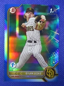 Dylan Lesko - 2022 1st Bowman Draft First Edition #BD-27 - Blue Foil SP /150 - Picture 1 of 2