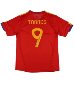 [SIGNED SHIRT] Fernando Torres - Espagne - Certificat Beckett - Foto 1 di 4