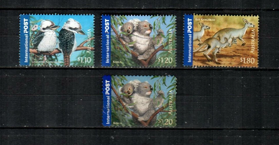 AUSTRÁLIA Scott's 2387-89, 2391 (4v) Bush Wildlife F/VF Usado (2005)  - Imagem 1 de 1