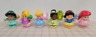 Lot Of 6 Fisher Price Little People Disney Princesses Characters