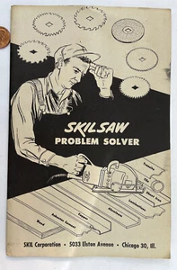 1953 Skillsaw Problem Solver Booklet Circular Saw Guide Different Materials - Picture 1 of 8