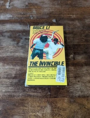 Bruce Li The Invincible (VHS) Kung Fu Bruce Lee 1980 Video Gems RARE SEALED NOS - Image 1 of 4