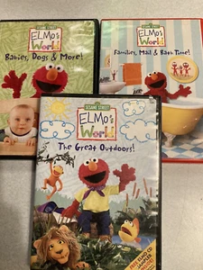 elmo world dvds set of 3 - Bild 1 von 2