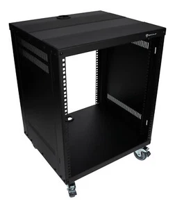 Rockville RR12U 12U Live Sound/Recording Studio Rack Case w/Wheels + Hardware - Picture 1 of 9
