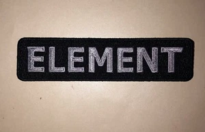ELEMENT Embroidered Patch 1.25”x5.25” Skateboards - Bild 1 von 2