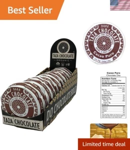 Organic Mexicano Disc 70% Dark Chocolate, Cacao Puro, 2.7 Ounce 12 Count, Vegan - Picture 1 of 8