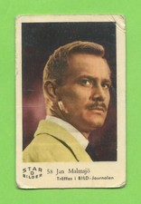 1963 Dutch Gum Card Star Bilder D #58 Jan Malmsjo