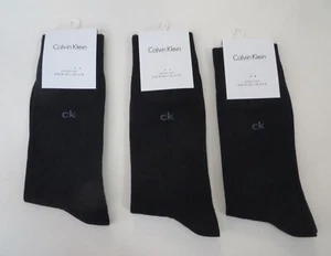 Calvin Klein Dark Blue Cotton Rich Dress Socks NEW 1 Pack - Picture 1 of 16