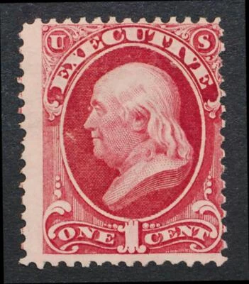 UNITED STATES (US) 010 UNUSED NO GUM FINE 1c EXECUTIVE - Image 1 of 2