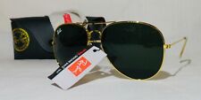 RayBan, Italy RB3025 NEW NWT, Sunglasses, 62-14-135 Gold Aviator, New with case