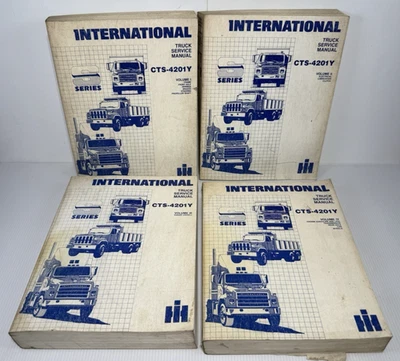 INTERNATIONAL Truck Service Manual CTS-4201Y Volume 1, 2, 3, 4 SET of 4 OEM - Image 1 of 4