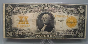 1922 $20 GOLD Certificate Large Size Note. FR.1187 - Picture 1 of 15