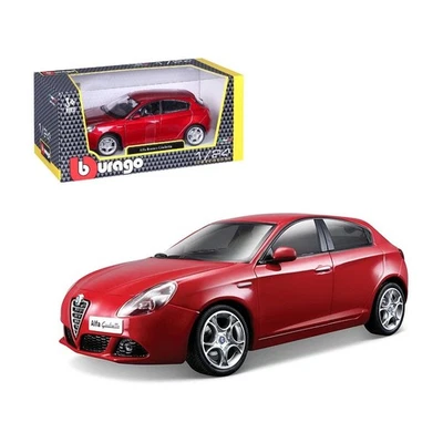 Alfa Romeo Giulietta 2010 Red Rosso Met. Burago 1:24 Nuovo Fuori Produzione - Immagine 1 di 4