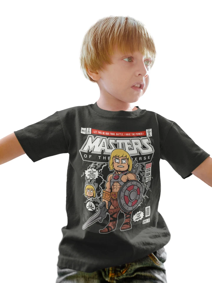 he man horror sci fi film movie kids unisex birthday funny t shirt - Image 1 of 1