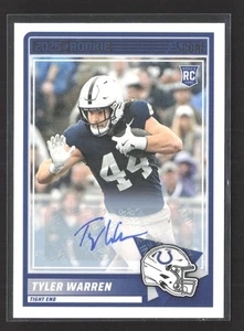 2025 Panini Score Tyler Warren Rc Auto #21 - Foto 1 di 2
