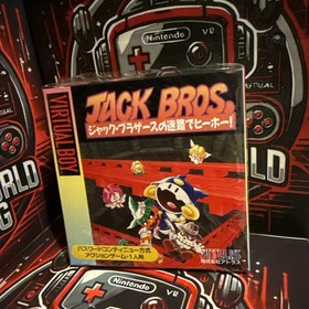 Nintendo Virtual Boy Jack Bros. Japan VB Video Game New Old Stock CIB Unopened
