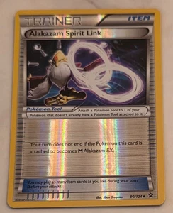 Alakazam Spirit Link Pokemon Reverse Holo XY Fates Collide 90/124 - Picture 1 of 2