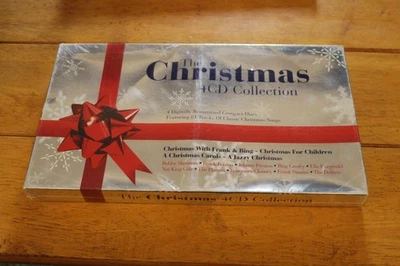 Рождественская коллекция из 4 компакт-дисков ремастеринг 81 трек Фрэнк Синатра Бинг Кросби - Изображение 1 из 2